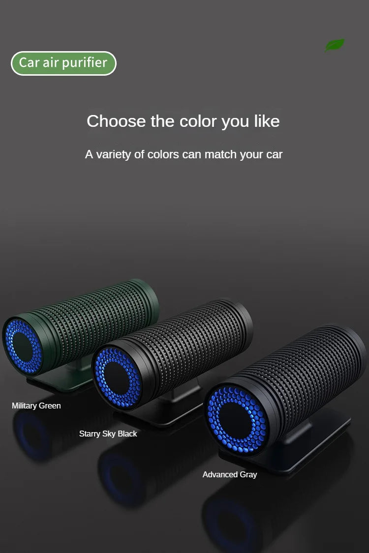 Car Air Purifier Car Mounted Purifier Negative Ion Sterilization Odor