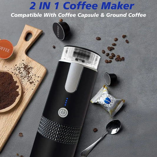 170ML Wireless Electric Coffee Machine 1200mAh USB Rechargeable