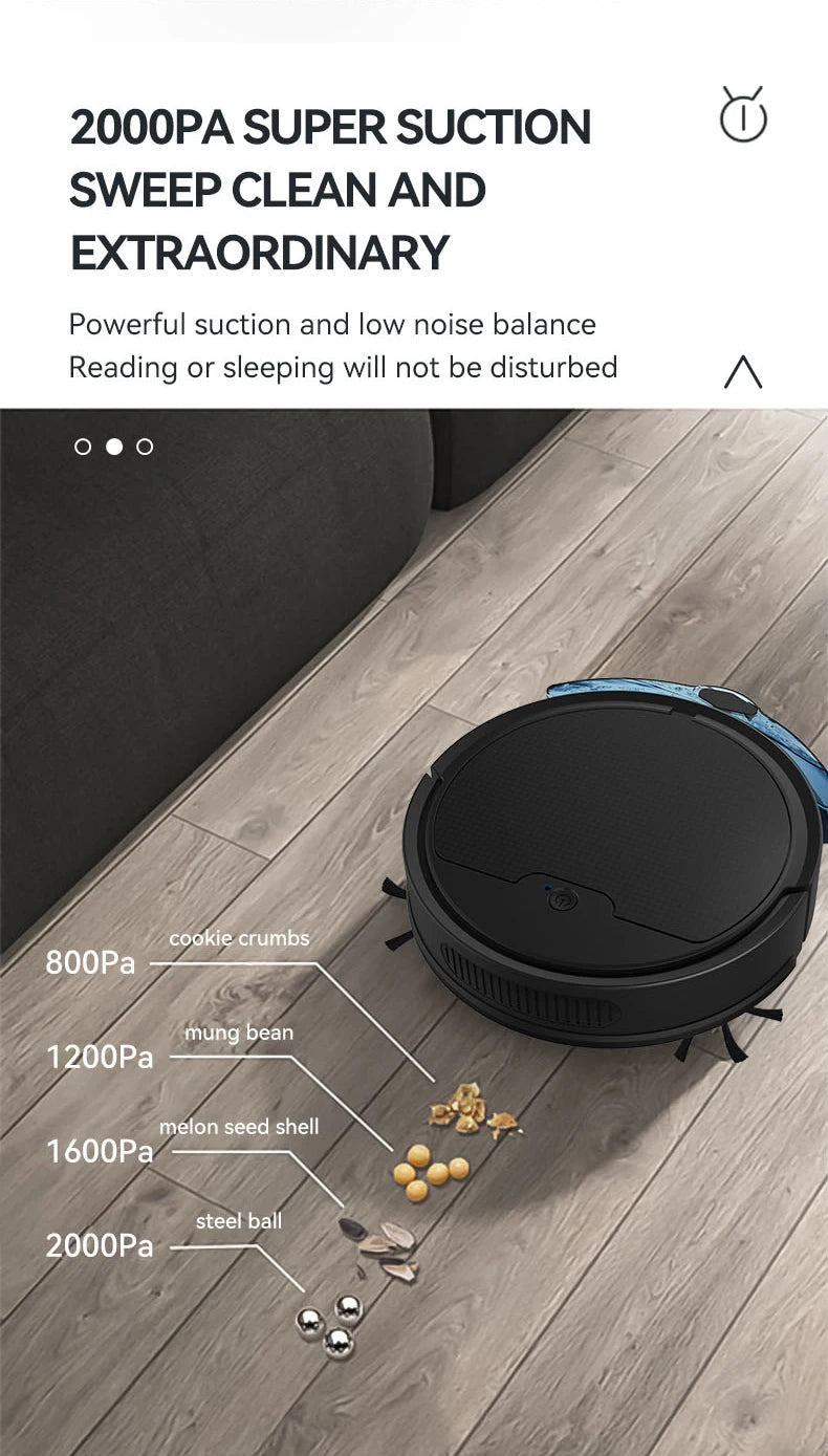 New 3 In 1 Smart Sweeping Robot Home Mini Sweeper Sweeping