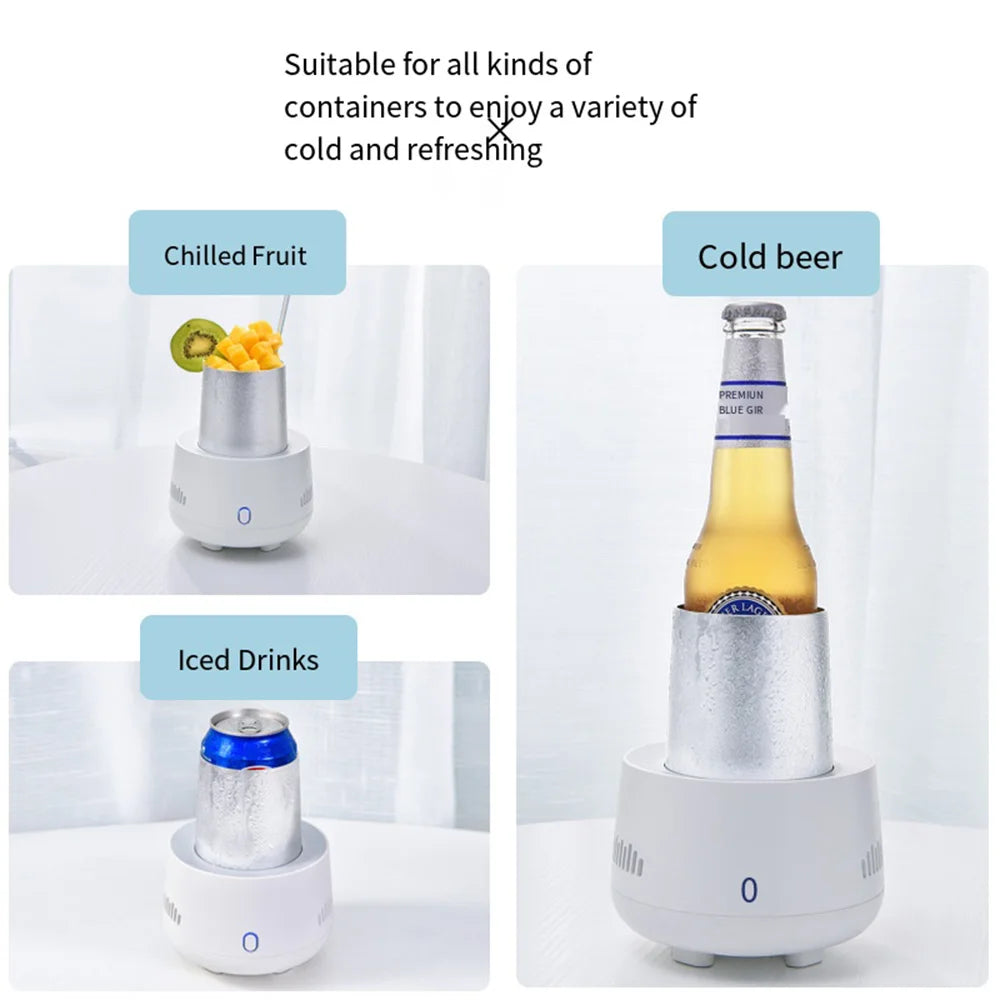 Mini Instant Electric Refrigeration Cooler USB Portable Fast Cooling