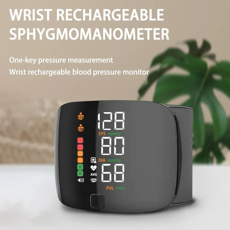 Korean Digital Recharge Wrist Blood Pressure Monitor