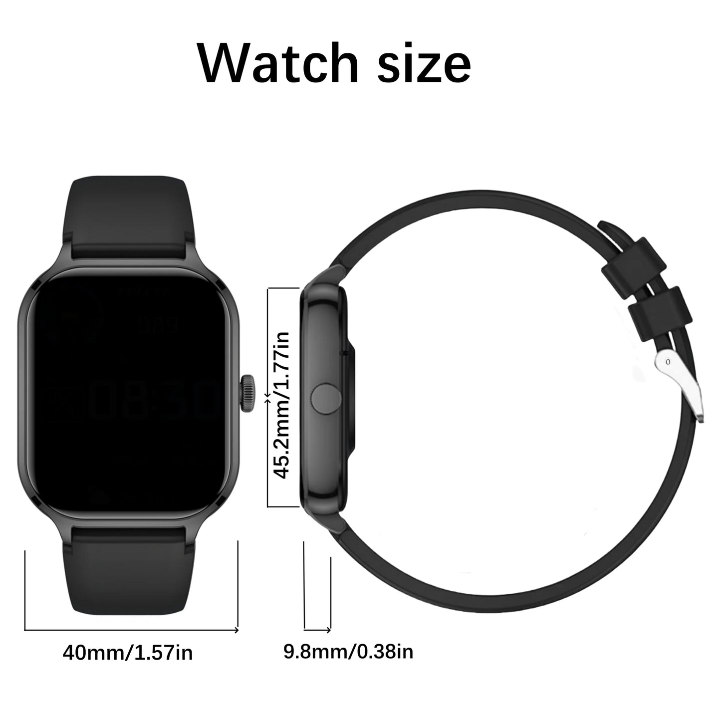 Smart watch, wireless calling/dial, multi-Sport mode, information