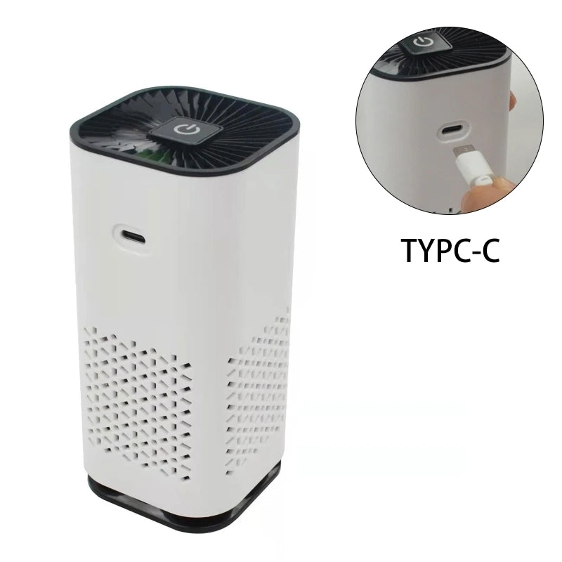 Mini Air Purifiers Negative Car Purifier with H13 HEPA True Activated