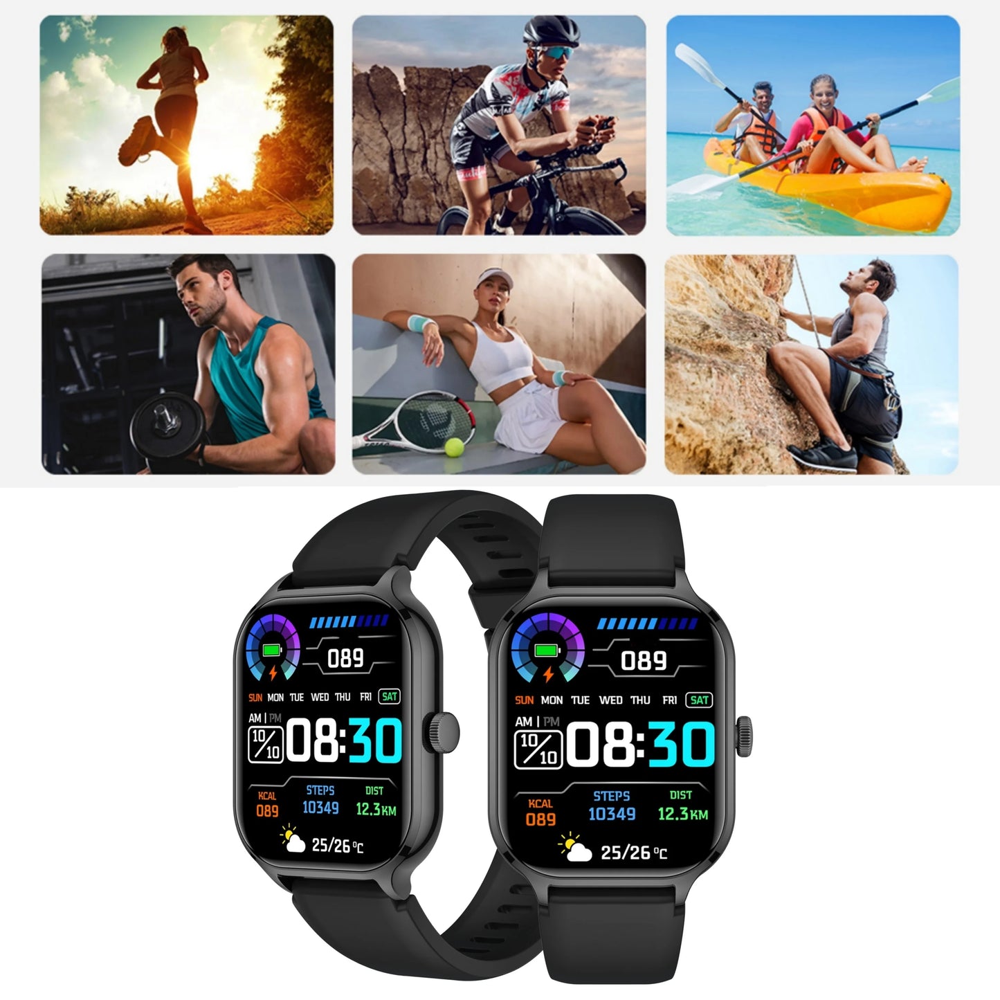 Smart watch, wireless calling/dial, multi-Sport mode, information