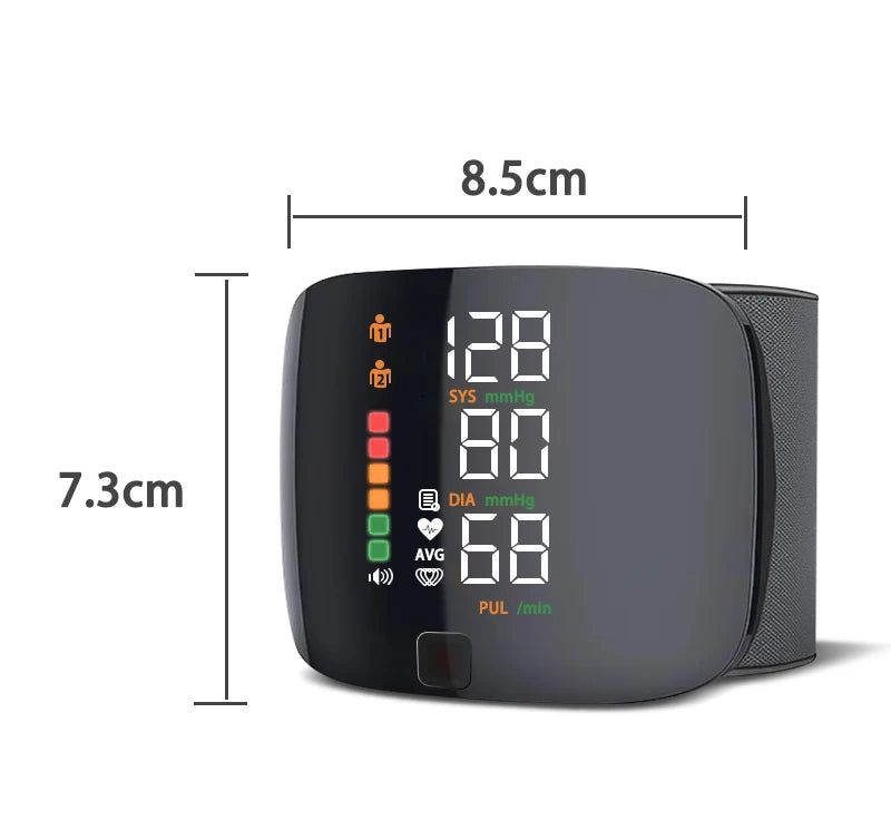 Korean Digital Recharge Wrist Blood Pressure Monitor