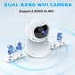 5G Indoor Wifi Camera HD 360° dual-frequency Surveillance Security