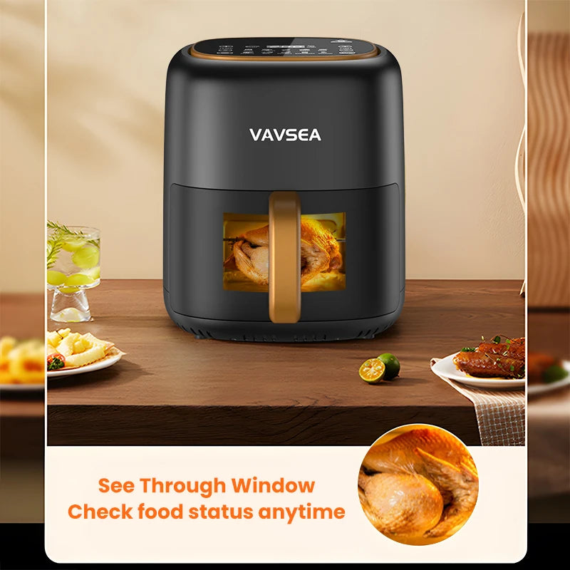 VAVSEA 10-in-1 Air Fryer with Clear Window, 1600W Hot Airfryer Oven