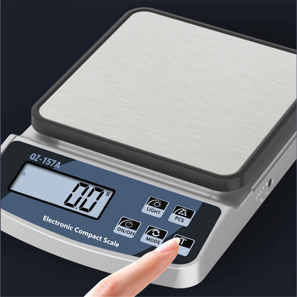 Waterproof Smart Kitchen Scale Digital Balance with Calibration Precision