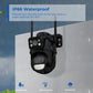 8MP 4K Wifi Street IP camera Dual Lens Dual Screens Outdoor