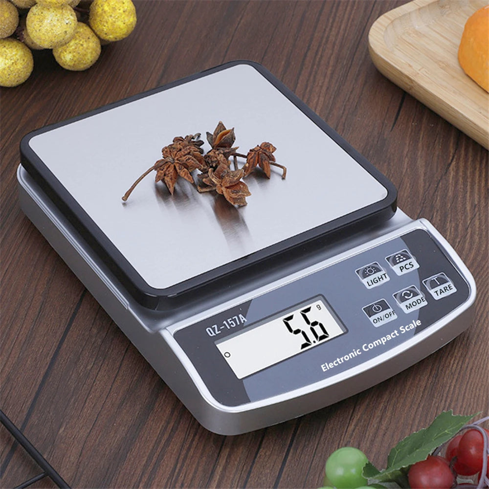 Waterproof Smart Kitchen Scale Digital Balance with Calibration Precision