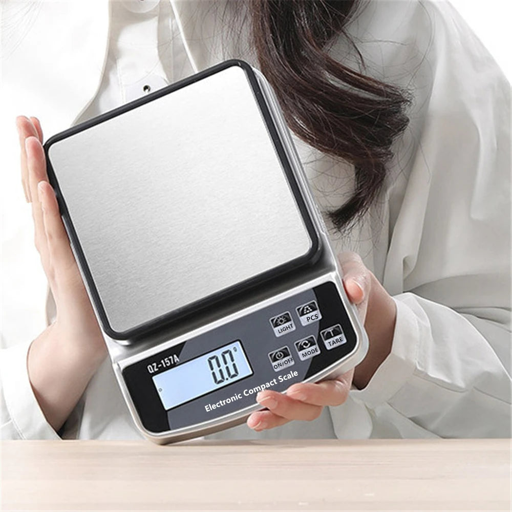 Waterproof Smart Kitchen Scale Digital Balance with Calibration Precision