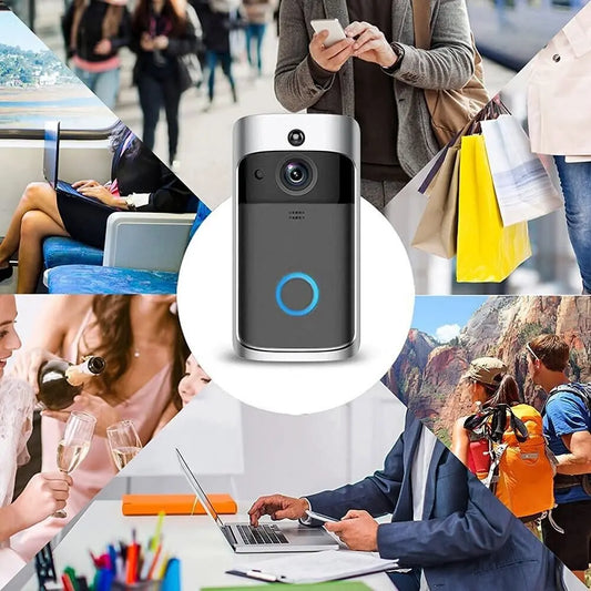 Video Intercom Doorbell Smart WiFi Video Doorbell Camera Night Vision