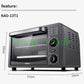 1050W 13L CAPACITY Multi-Function Smart Baking machine mini toaster