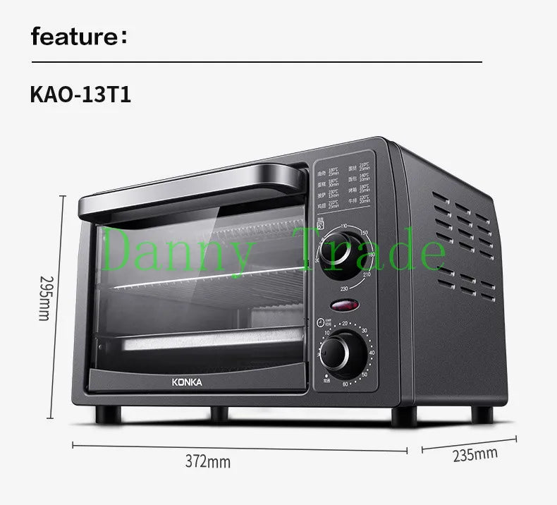 1050W 13L CAPACITY Multi-Function Smart Baking machine mini toaster