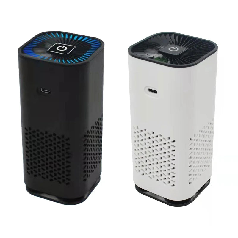 Mini Air Purifiers Negative Car Purifier with H13 HEPA True Activated